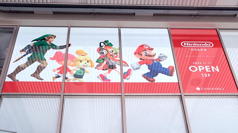 大阪・大丸梅田店周辺が任天堂キャラで彩られる！「Nintendo OSAKA」オープンに合わせた装飾がすごい！ – Nintendo DREAM WEB