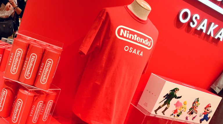 Nintendo OSAKA」限定グッズをチェック！ロゴ入りTシャツなどが発売
