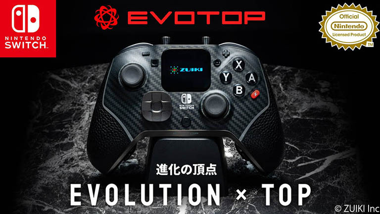 進化したコントローラー、Nintendo Switch対応「EVOTOP」が2024年11月22日先行発売 – Nintendo DREAM WEB